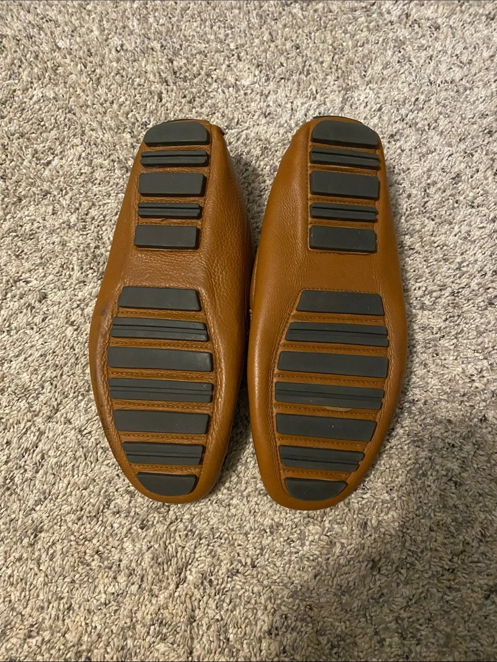 Nordstrom Men's Tan Leather Bit Loafers